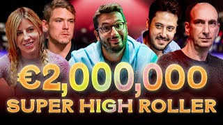 2 Million Euro Super High Roller Showdown Final Table Thrills [upl. by Osi]