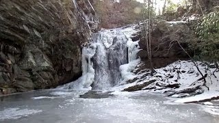 Upper and Lower Cascades at Hanging Rock State Park NC [upl. by Aleit]