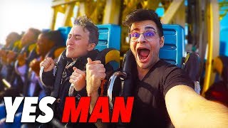 DIRE OUI À TOUT PENDANT 24H Yes Man Challenge 3 feat HUGOPOSAY [upl. by Eeram16]