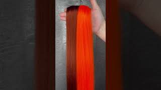 Braiding Hair Blend 350 amp Neon Orange 🎃 [upl. by Aimo]