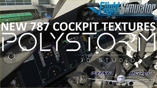 GREAT NEW Boeing 787 COCKPIT TEXTURES Released  MUST HAVE For All 787 Fans [upl. by Macleod]