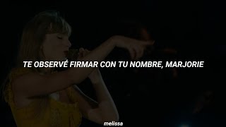 Marjorie • Taylor Swift  Live From The Eras Tour  Sub Español [upl. by Akemrej]