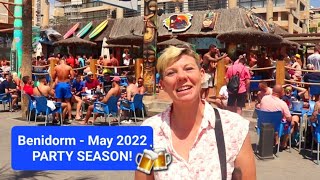 Benidorm  Brit bars BOUNCING  Stags and Hens party hard [upl. by Mela]