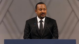 Nobel Lecture Abiy Ahmed Ali Nobel Peace Prize 2019 [upl. by Zolly]