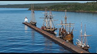 Tall Ships in Review  Two Harbors MN  08082022 [upl. by Daffie964]