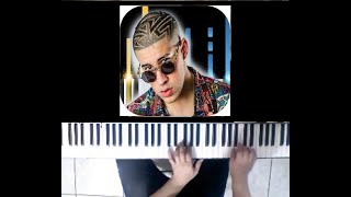 Amorfoda  Bad Bunny  Melodic Piano Solo amorfoda badbunny piano [upl. by Shepp986]