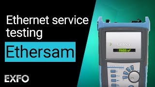 EtherSAM The new standard in ethernet service testing [upl. by Nylinej]