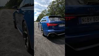 2024 Audi RS6 Performance exhaust sound fastcars wagon [upl. by Aitercal]