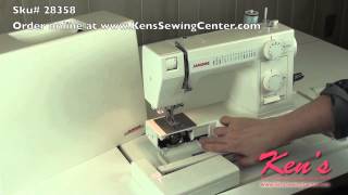 Janome HD1000 Heavy Duty Sewing Machine Review [upl. by Doloritas380]