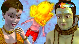 Ganesh Chaturthi Special  Bal Ganesh Birth Story  Bal Ganesh Ki Kahaniya 3D Part 61shemarookids [upl. by Oiracam]