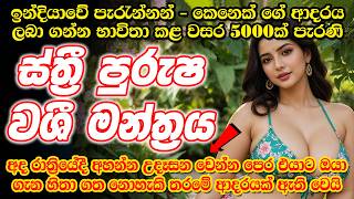 අදහාගන්නටත් බැරි තරමේ ප්‍රබල වශියක් මේක කරනවා නම් දෙපාරක් හිතන්න  ganesh washi [upl. by Burnie]