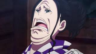 Nico Robin FunnyWeird Face  One Piece Anime Funny Moment  Wano Arc  1080p 60FPS [upl. by Herwick]