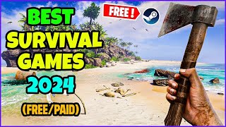 TOP 20 Survival Games to play in 2024 FreetoPlay Paid Games [upl. by Keppel]