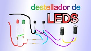 Como hacer leds intermitentes  MUY FÁCIL [upl. by Sivie]