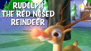 Rudolph The Red Nosed Reindeer With Lyrics  Christmas Carol For The Tiny Tots [upl. by Cardie29]