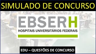 LEGISLAÇÃO DA EBSERH QUESTÕES DE CONCURSO [upl. by Salkin406]