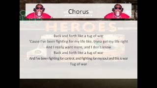 Andy Mineo  Tug of War feat Krizz Kaliko  LYRICS [upl. by Jacobine489]