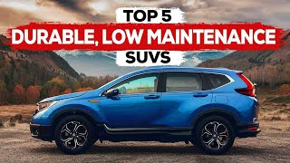 Top 5 Long Lasting SUVs With Low Maintenance Costs Part 1 [upl. by Vivi569]