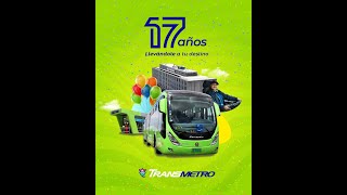 Transmetro cumple ¡17 años [upl. by Nirro]