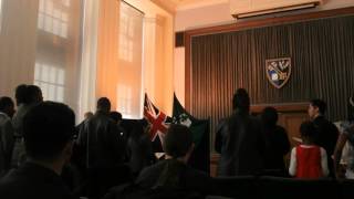 The pledge taken by new UK citizens at the citizenship ceremony [upl. by Cordle]