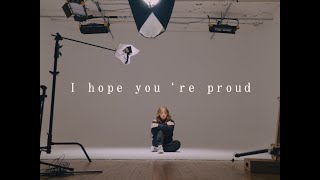 Rachel Grae  Hope Youre Proud Official Lyric Video [upl. by Naujtna593]