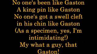 Gaston lyrics [upl. by Sutsugua]