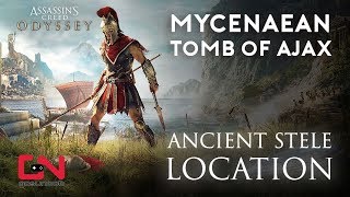 Assassins Creed Odyssey  Mycenaean Tomb of Ajax  Ancient Stele Location [upl. by Eamanna194]