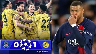 MBAPPÉ 0  LA DÉSILLUSION  PSG 01 DORTMUND  PARIS ÉLIMINÉ  HUMMELS MVP  BVB INFRANCHISSABLE [upl. by Schechinger]