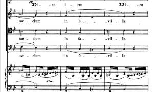 Verdi  Requiem  Dies irae 01 score [upl. by Rodman]