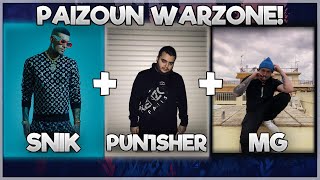 PUNISHER ΠΑΙΖΕΙ WARZONE FT SNIK amp MG [upl. by Nellie]