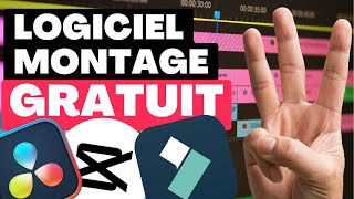 TOP 3 des MEILLEURS logiciels de Montage Vidéo GRATUITS [upl. by Radbun]