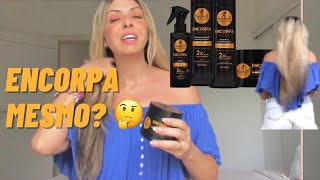 RESENHA HASKELL ENCORPA CABELO 🦁 Testei no cabelo fino e loiro sem fonte de calor [upl. by Burty259]