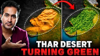 Indias Insane Plan to Convert THAR DESERT into GREEN FOREST [upl. by Nrubyar]