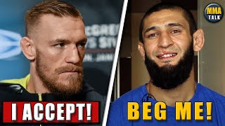 Conor McGregor ACCEPTS fight with Khamzat Chimaev Chimaev responds Chael Sonnen on Khabib vs GSP [upl. by Nylesoj]