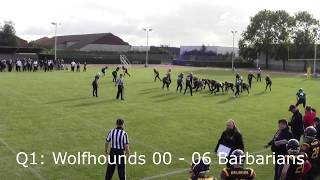 Irish Wolfhounds vs Belgian Barbarians 2019 [upl. by Wurtz]