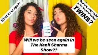 WILL WE BE SEEN AGAIN IN THE KAPIL SHARMA SHOW FUN QUESTIONS ANSWERED  CHINKI MINKI [upl. by Pressman]