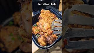 juicy air fryer chicken thighs whatiatetoday [upl. by Miki]