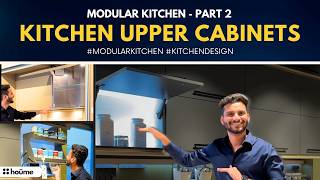 Modular Kitchen I Modular Kitchen Cabinets I Upper Head Kitchen Design  Part 2 [upl. by Duffy]