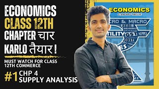 ECONOMICS CLASS 12 ICHP 4 SUPPLY ANALYSIS II LAW OFSUPPLY II 202425 [upl. by Winter]