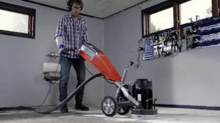 How to Use a Concrete Floor Grinder [upl. by Emilio]