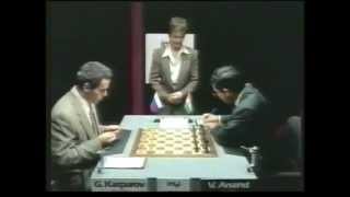 Kasparov  Anand 10 Game 10 World Championship 1995 [upl. by Beryl]