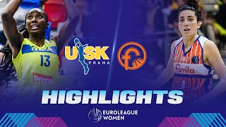 ZVVZ USK Praha v Beretta Famila Schio  QuarterFinals  Highlights  EuroLeague Women 202324 [upl. by Dubois]