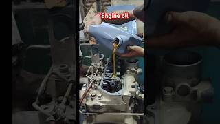 3 cylinder engine oil 🛢️shortvideo automobile generator mechanic engine youtub [upl. by Nylesaj]