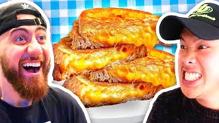 The Best Grilled Cheese Sandwich Ive Ever Made  SAM THE COOKING GUY 4K [upl. by Dotson457]