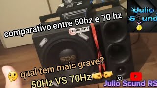 Comparativo Entre 50Hz e 70Hz Qual Toca Mais 🤔🔊 [upl. by Yelnats26]