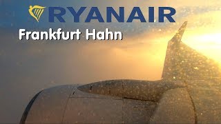 Landing in Nowhere  Frankfurt Hahn  Ryanair Boeing 737800 [upl. by Taggart954]