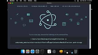 ElectronJS on Mac OSX using packager [upl. by Shepard]