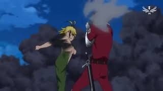 Meliodas vs Ten Commandments  The Seven Deadly Sins  Dub [upl. by Sualokin]