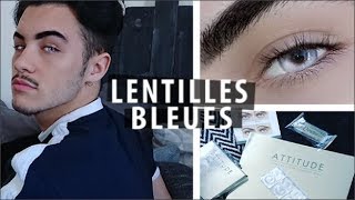 Je passe des yeux Noirs aux yeux Bleus  avec Desio color contact Lenses [upl. by Lazar953]