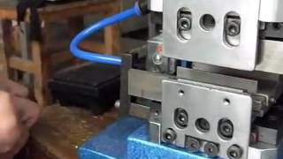 YH 3FN pneumatic wire stripping twisting machine [upl. by Anoyek]